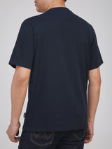REGULAR FIT MEN'S SHORT SLEEVE T-SHIRT NAVY
