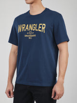 REGULAR FIT MEN'S SHORT SLEEVE T-SHIRT NAVY