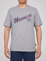 เสื้อยืดแขนสั้นผู้ชาย ทรงตรง สีเทา
