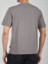 REGULAR FIT MEN'S SHORT SLEEVE T-SHIRT GREY