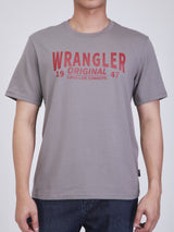 REGULAR FIT MEN'S SHORT SLEEVE T-SHIRT GREY
