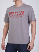 REGULAR FIT MEN'S SHORT SLEEVE T-SHIRT GREY