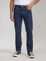 กางเกงยีนส์ผู้ชาย TEXAS SLIM FIT เอวกลาง ทรงเข้ารูป สียีนส์กลาง