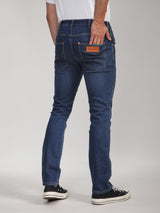 SPENCER FIT LOW RISE SLIM MEN'S JEANS MID INDIGO