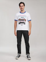 13MWZ FIT RODEO RACING COLLECTION MID RISE REGULAR MEN'S JEANS RAW DENIM