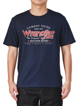 REGULAR FIT MEN'S SHORT SLEEVE T-SHIRT NAVY