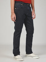 กางเกงยีนส์ผู้ชาย VEGAS FIT เอวกลาง ทรงรัดรูป สียีนส์เข้ม