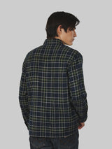 เสื้อเชิ้ตแขนยาวผู้ชาย คอลเลคชั่น CASEY JONES ทรงตรง สีเขียวเข้ม