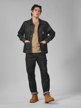 เสื้อแจ็คเก็ตผู้ชาย คอลเลคชั่น CASEY JONES WORKWEAR FIT สียีนส์ผ้าดิบ