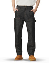 กางเกงยีนส์ผู้ชาย คอลเลคชั่น CASEY JONES DOUBLE KNEES FIT เอวกลาง ทรงตรง สียีนส์ผ้าดิบ