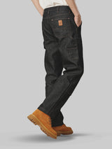 กางเกงยีนส์ผู้ชาย คอลเลคชั่น CASEY JONES DOUBLE KNEES FIT เอวกลาง ทรงตรง สียีนส์ผ้าดิบ