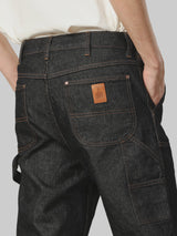 กางเกงยีนส์ผู้ชาย คอลเลคชั่น CASEY JONES DOUBLE KNEES FIT เอวกลาง ทรงตรง สียีนส์ผ้าดิบ