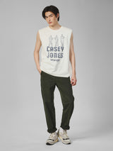 กางเกงขายาวผู้ชาย คอลเลคชั่น CASEY JONES CARPENTER FIT เอวกลาง ทรงตรง สีเขียวเข้ม