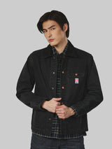 เสื้อแจ็คเก็ตผู้ชาย คอลเลคชั่น CASEY JONES WORKWEAR FIT สีดำ