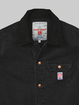 เสื้อแจ็คเก็ตผู้ชาย คอลเลคชั่น CASEY JONES WORKWEAR FIT สีดำ