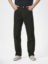 กางเกงขายาวผู้ชาย คอลเลคชั่น CASEY JONES MWZ FIT เอวกลาง ทรงตรง สีเขียวมะกอก