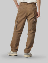 กางเกงขายาวผู้ชาย คอลเลคชั่น CASEY JONES CARGO FIT เอวกลาง ทรงตรง สีน้ำตาล