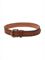 MEN'S LEATHER BELT BROWN
