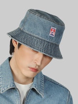 หมวกบักเก็ตผู้ชาย / ผู้หญิง คอลเลคชั่น CASEY JONES สียีนส์กลาง