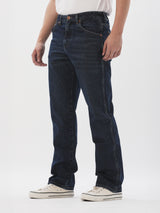 กางเกงยีนส์ผู้ชาย MWZ FIT เอวกลาง ทรงตรง สียีนส์กลาง