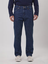 กางเกงยีนส์ผู้ชาย GREENSBORO FIT เอวกลาง ทรงตรง สียีนส์กลาง