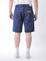 FRONTIER SHORTS FIT MID RISE COMFORT MEN'S DENIM SHORTS MID INDIGO