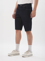 กางเกงขาสั้นผู้ชาย TEXAS SHORTS FIT เอวกลาง ทรงตรง สียีนส์เข้ม