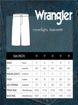 TEXAS SHORTS FIT MID RISE MEN'S DENIM SHORT BLACK