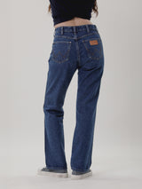 กางเกงยีนส์ผู้หญิง คอลเลคชั่น EVERYDAY WITH WRANGLER SUNSET FIT เอวกลาง ทรงตรง สียีนส์กลาง