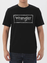 เสื้อยืดแขนสั้นผู้ชาย ทรงตรง สีดำ