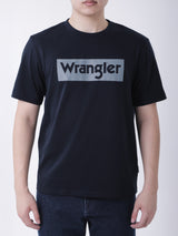 เสื้อยืดแขนสั้นผู้ชาย ทรงตรง สีกรมท่า