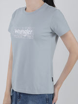 REGULAR FIT WOMEN'S SHORT SLEEVE T-SHIRT GREY