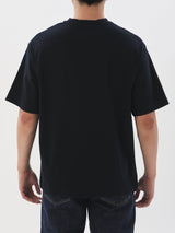 เสื้อยืดแขนสั้นผู้ชาย RELAXED FIT สีกรมท่า