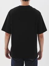 เสื้อยืดแขนสั้นผู้ชาย RELAXED FIT สีดำ