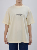 เสื้อยืดแขนสั้นผู้หญิง คอลเลคชั่น EVERYDAY RELAXED FIT สีเหลือง