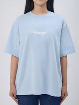 เสื้อยืดแขนสั้นผู้หญิง คอลเลคชั่น EVERYDAY RELAXED FIT สีฟ้า