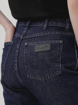 กางเกงยีนส์ผู้หญิง คอลเลคชั่น EVERYDAY WITH WRANGLER BOOTCUT FIT เอวสูง ทรงขาม้า สียีนส์เข้ม