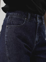 กางเกงยีนส์ผู้หญิง คอลเลคชั่น EVERYDAY WITH WRANGLER BOOTCUT FIT เอวสูง ทรงขาม้า สียีนส์เข้ม