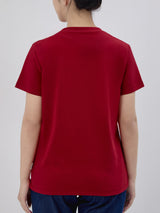 REGULAR FIT WOMEN'S SHORT SLEEVE T-SHIRT RED