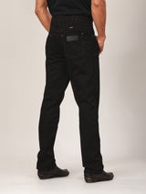 MWZ FIT BIKER LOOK COLLECTION MID RISEREGULAR MEN'S JEANS BLACK