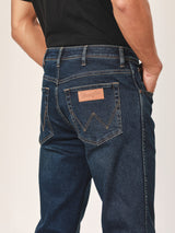 TEXAS SLIM FIT BIKER LOOK COLLECTION MID RISE SLIM MEN'S JEANS MID INDIGO