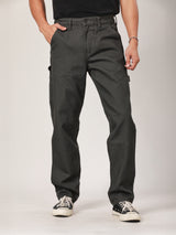 CAPENTER FIT BIKER LOOK COLLECTION MID RISE COMFORT MEN'S PANTS GREY