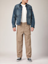 เสื้อแจ็คเก็ตผู้ชาย คอลเลคชั่น BIKER LOOK ทรงตรง สียีนส์กลาง