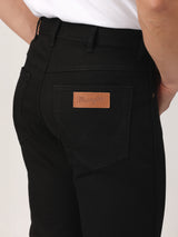 TEXAS SLIM FIT MID RISE SLIM MEN'S JEANS BLACK