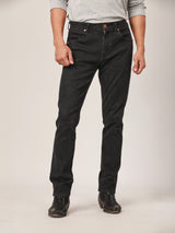 LARSTON FIT BIKER LOOK COLLECTION LOW RISE SLIM MEN'S JEANS DARK GREY