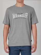 เสื้อยืดแขนสั้นผู้ชาย ทรงตรง สีเทา