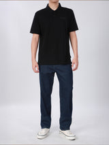 กางเกงยีนส์ผู้ชาย FRONTIER FIT เอวกลาง ทรงกระบอก สียีนส์กลาง