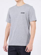 เสื้อยืดแขนสั้นผู้ชาย ทรงตรง สีเทา