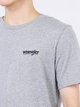 เสื้อยืดแขนสั้นผู้ชาย ทรงตรง สีเทา