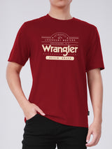 REGULAR FIT MEN'S SHORT SLEEVE T-SHIRT RED